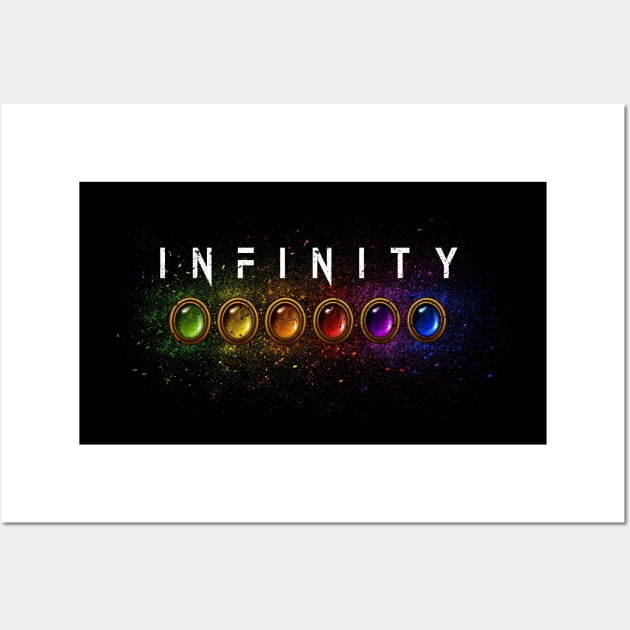 Infinity Gems Wall Art by VanHand